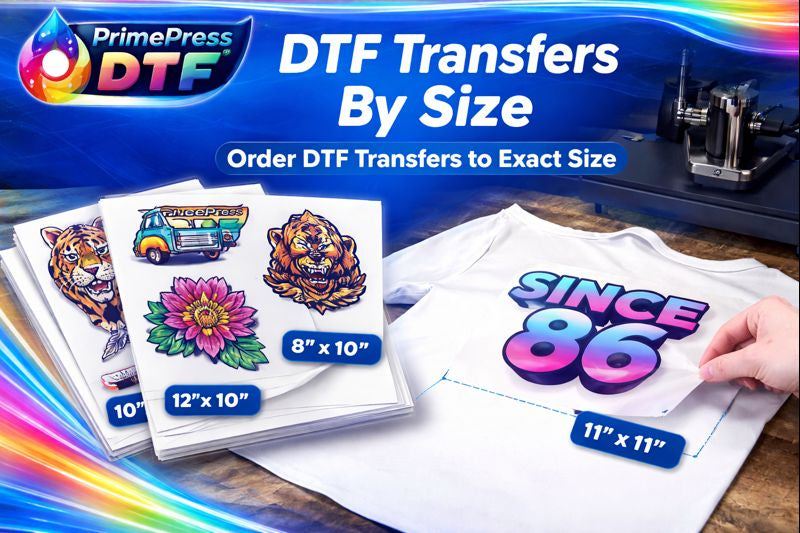 DTF Transfers By Size