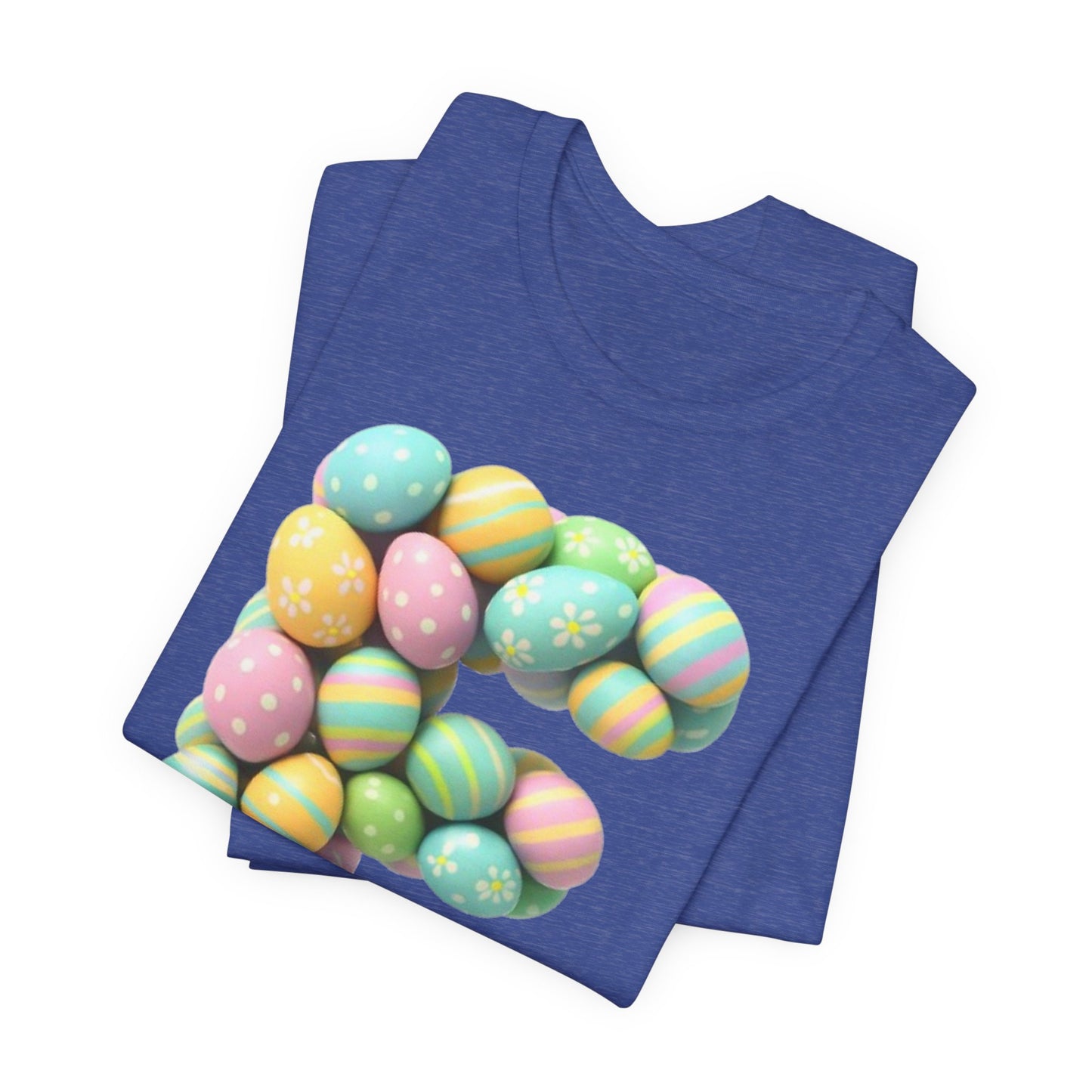 Easter Egg Letter 'E' T‑Shirt — Pastel Spring Holiday Tee