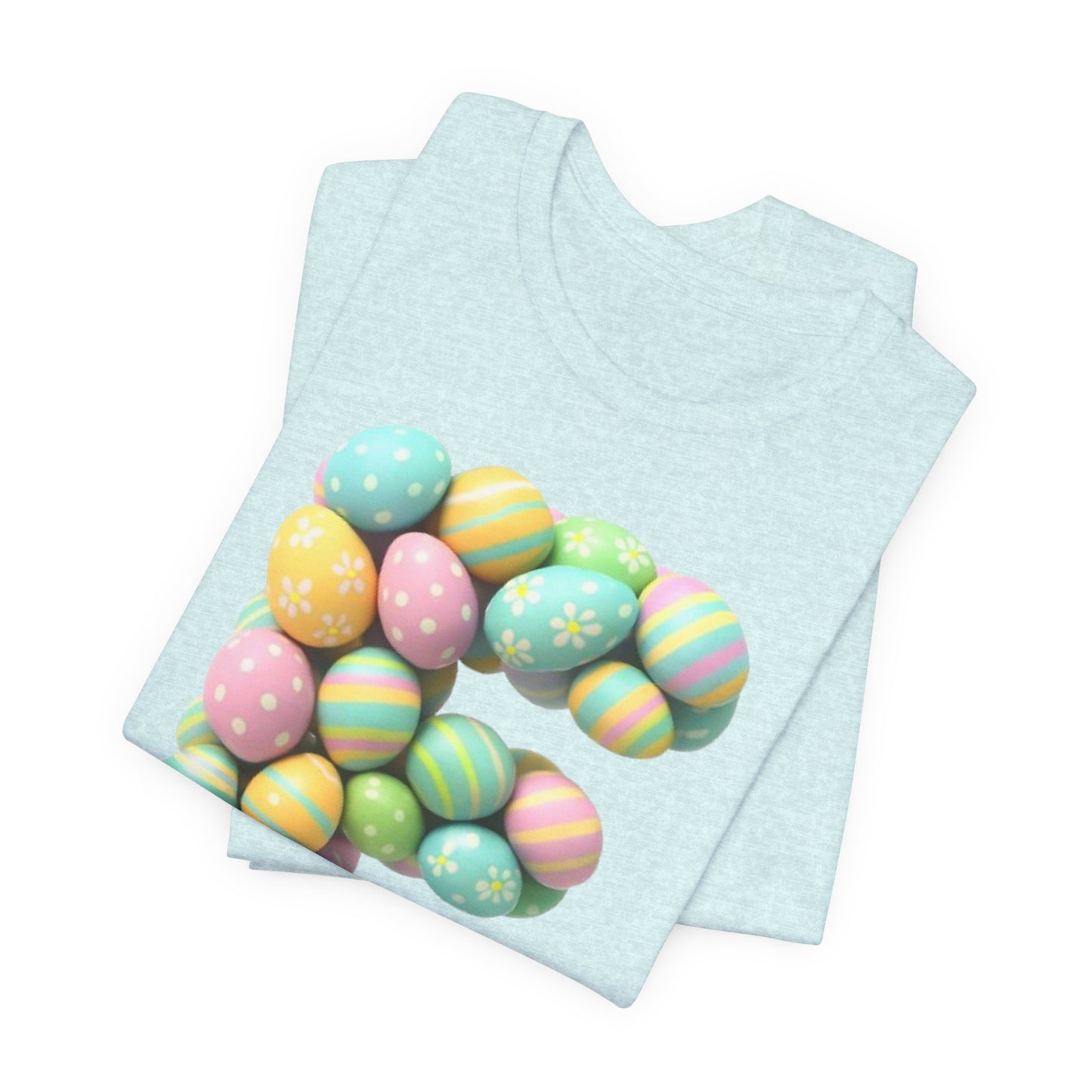 Easter Egg Letter 'E' T‑Shirt — Pastel Spring Holiday Tee