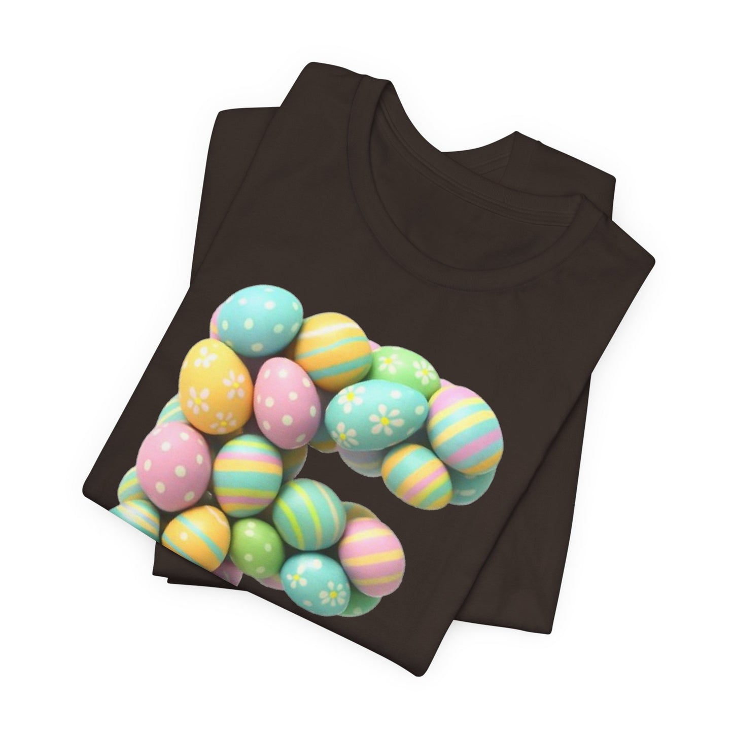 Easter Egg Letter 'E' T‑Shirt — Pastel Spring Holiday Tee
