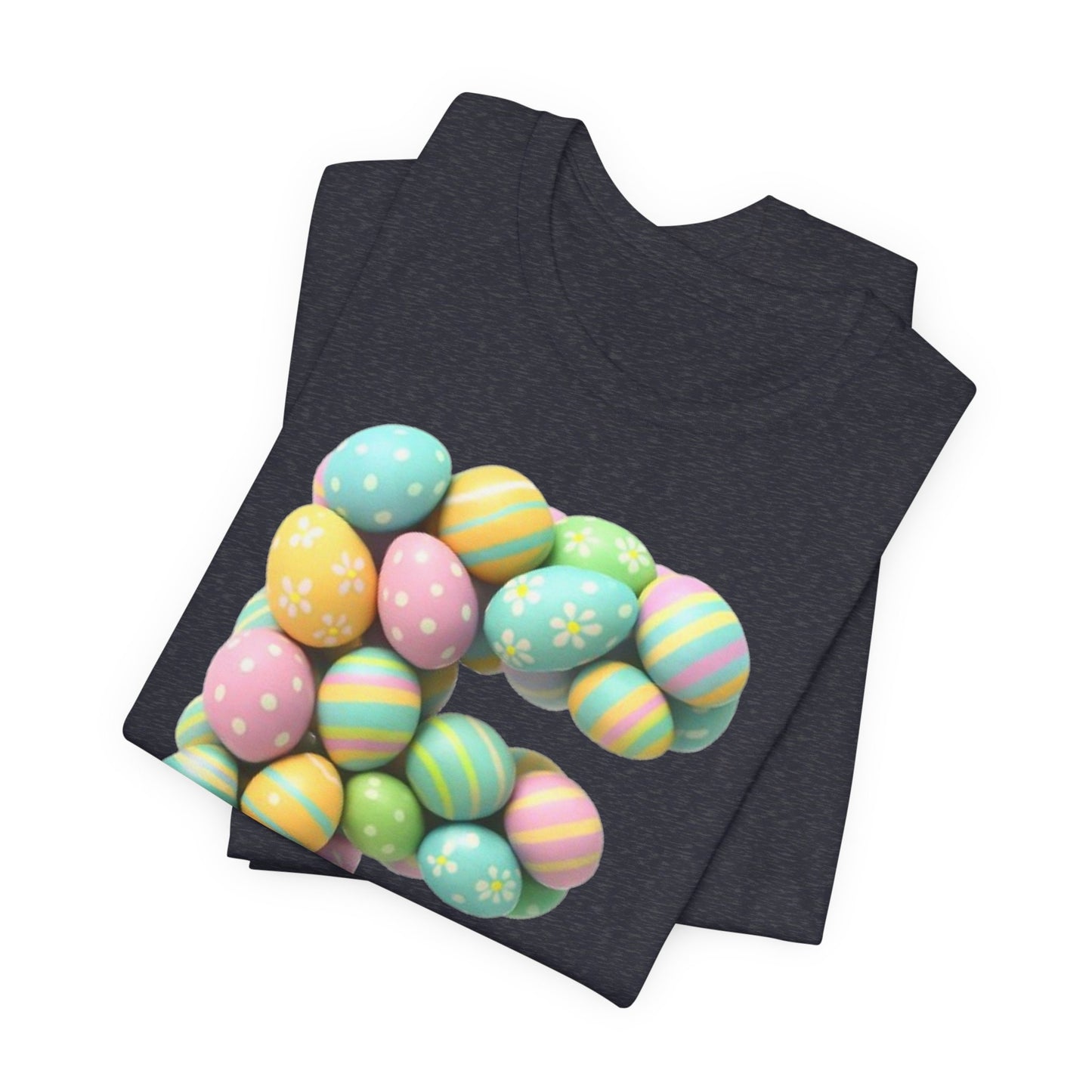 Easter Egg Letter 'E' T‑Shirt — Pastel Spring Holiday Tee
