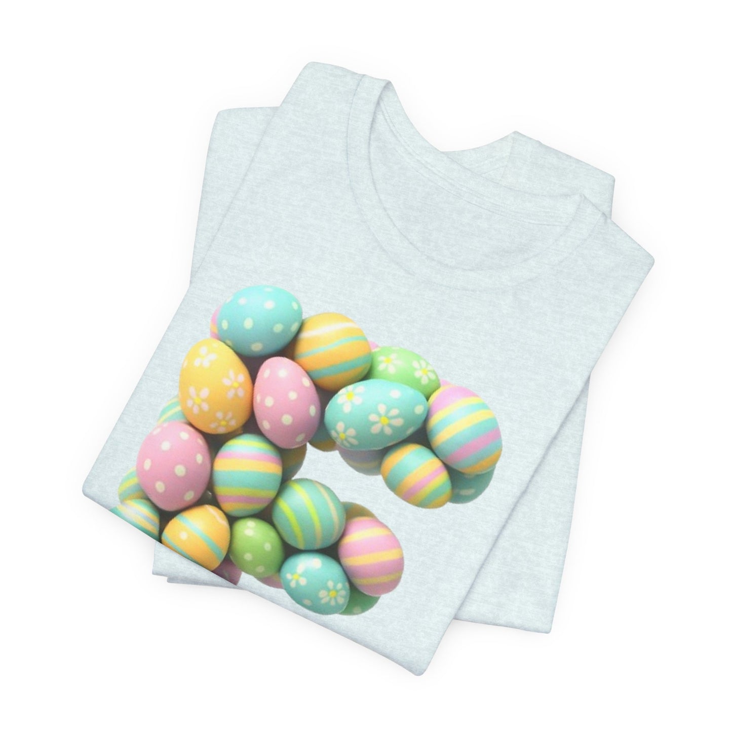 Easter Egg Letter 'E' T‑Shirt — Pastel Spring Holiday Tee