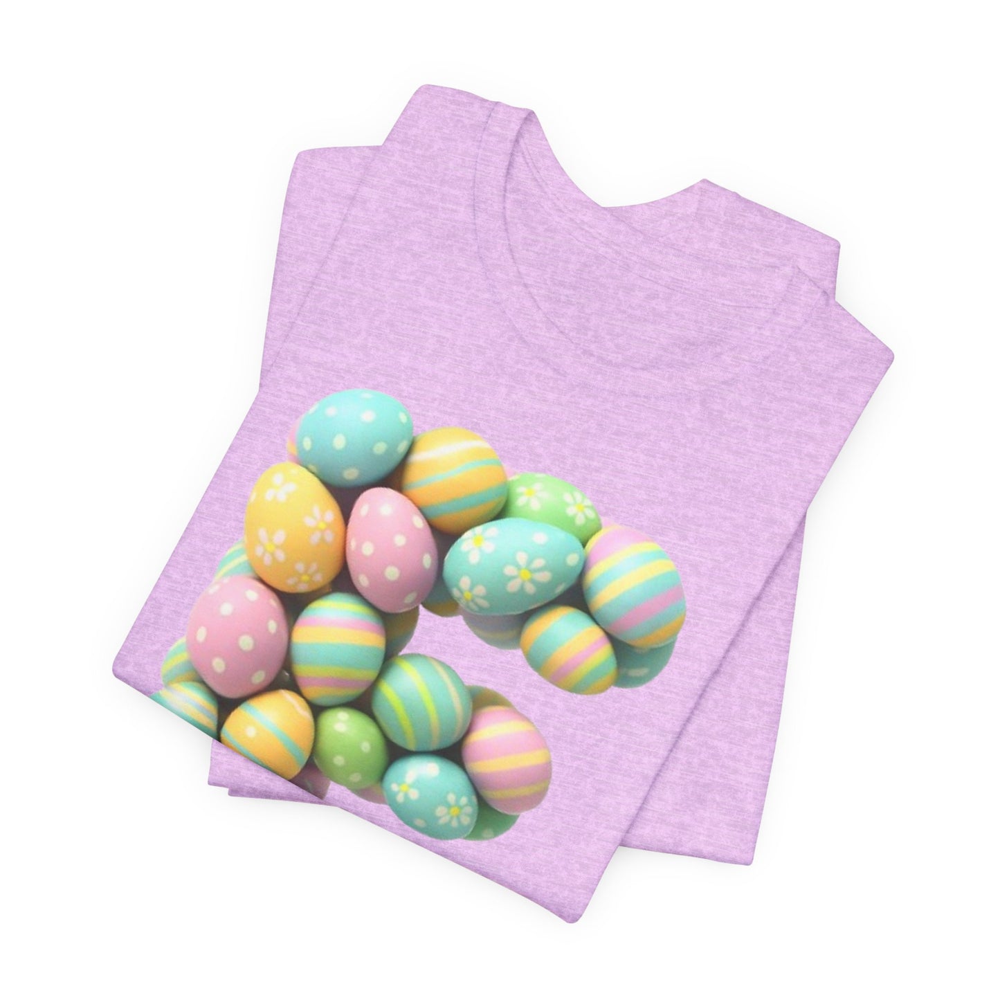 Easter Egg Letter 'E' T‑Shirt — Pastel Spring Holiday Tee