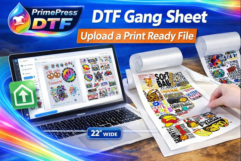DTF Gang Sheet - Upload a Print Ready File